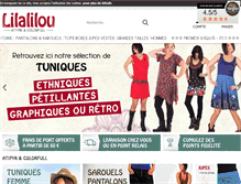Tablet Screenshot of lilalilou.com